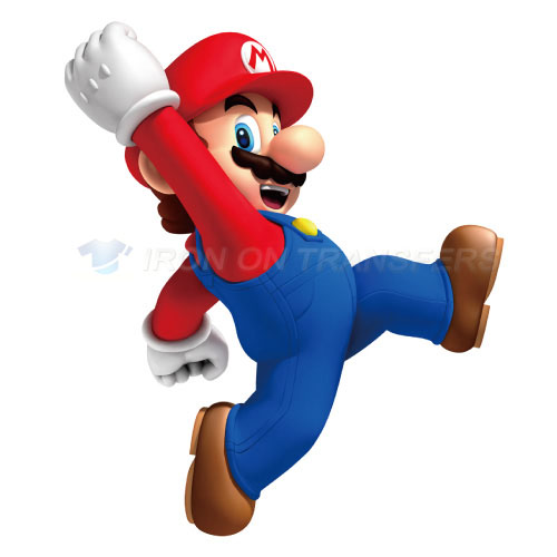 Mario Iron-on Stickers (Heat Transfers)NO.1335
